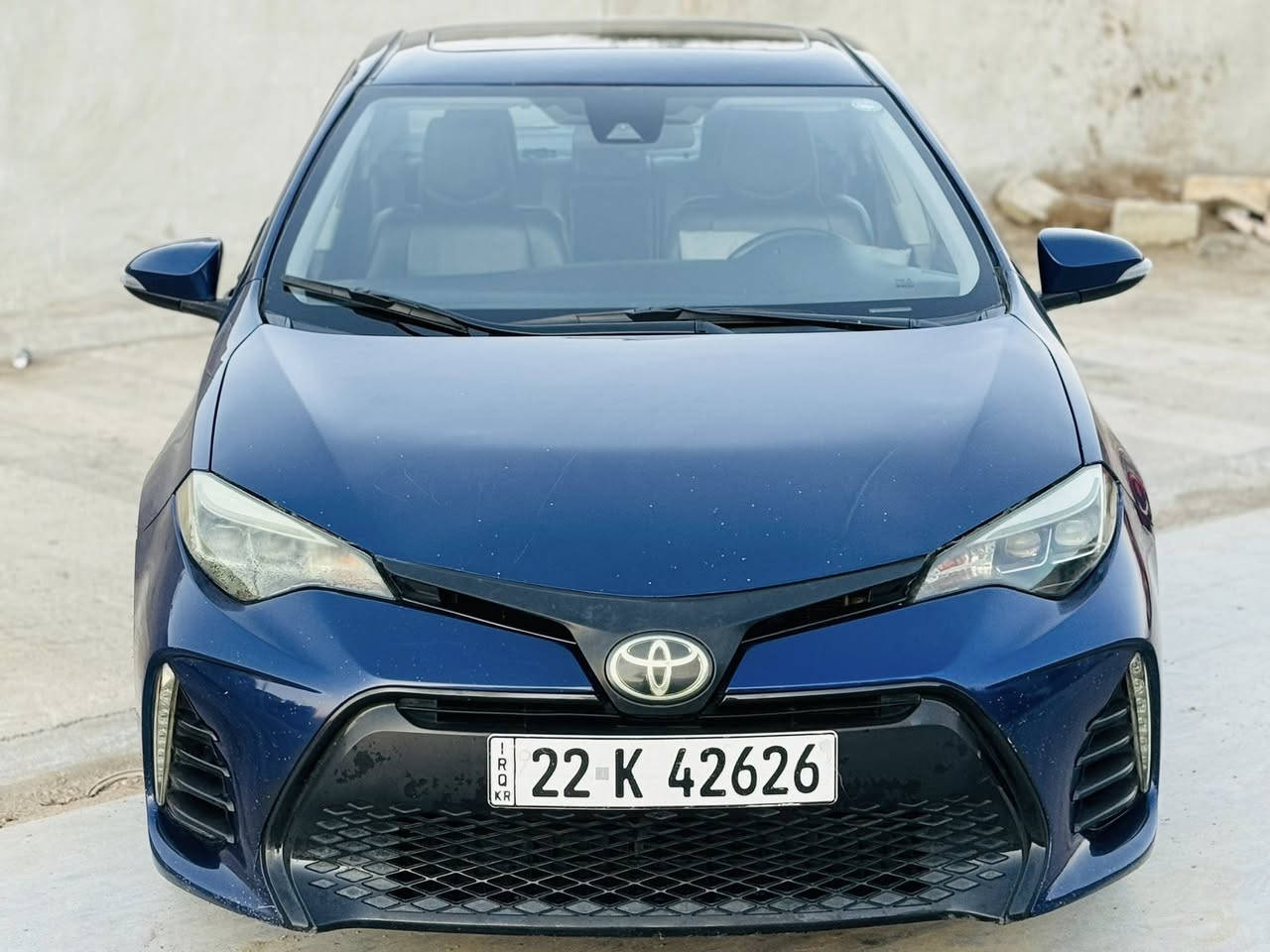 سلام عليكم سيارة  كورلا 2017فول مواصفات SE سيارة قبات مواصفات كشن جلد بصمة سقف سلايت شفت استيرن  ثلاث مود قيادة eco .normal .sport  رقم سنوية جديد بطاقة بنزين بي سيارة تخم تاير تخم صدر كلة جديد سيارة حدادي  محرك تبريد  ثلج  مابي نواقص كلة بشرط 
ضرر صبوغ عام 
مكان  كركوك 
رقم موبايل *********** 
***********واتساب بي
