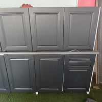 كاونتر ٤قطع مترين ونص ارضي معلق .سنك مترين معلق باب بارون بلس تركي داخ...