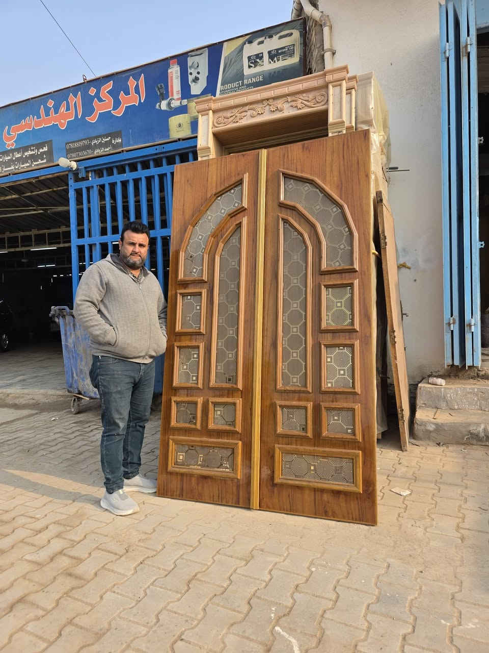 مرحبا اصدقائي الغالين ابواب حسب الطلب يارب ينال عجابكم العنوان الحمزه الشرقي قرب معهد جيل المستقبل واتساب موجود  ***********
