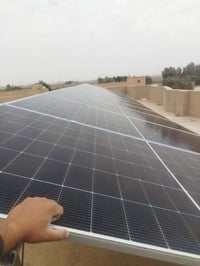 منظومة طاقة شمسية • بطارية ١٥ كيلوواط • انفيرتر ٦ كيلوواط