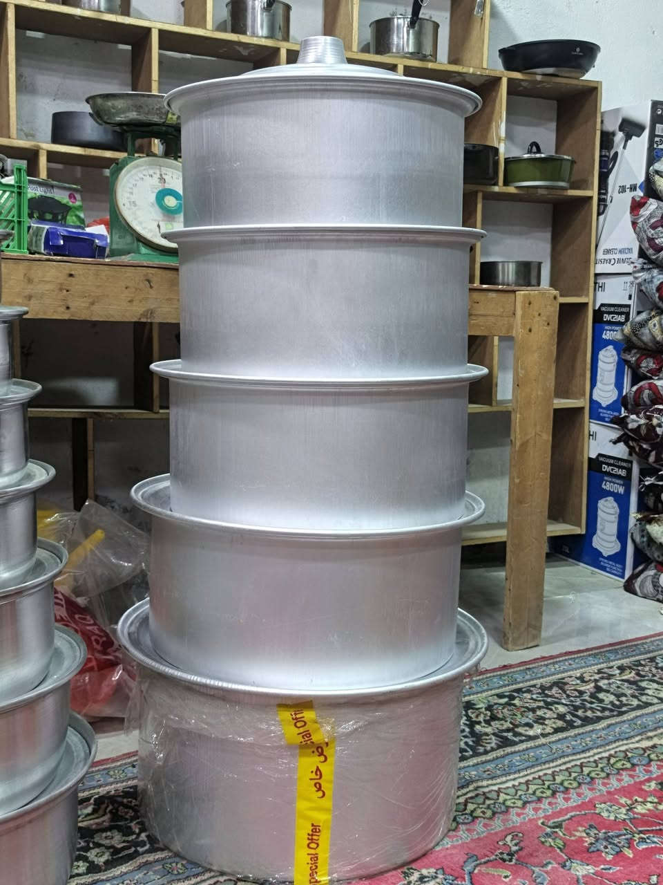 بضاعة اليووم 🕺💃 🏠 منزلية منوعة
نختار لكم افضل المنتجات  واجملها لتكون بضاعتنا هي الاجمل في منزلكم❤️🥰
✨ العروض والتخفيضات في المحل مستمرة 
✨تابعو لستوريات أول بأول ننشرلكم اشياء حلوة
مع الاسعار... العنوان شارع 13 فرع سيد قاسم شبر 
يوجد توصيل داخل النعمانية ***********
بالة اوربية جديد ومستخدم
