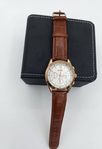 SKMEI 9127 • مقاوم ماء وغبار • سير جلد طبيعي