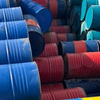 من رخصت الادمن السلام وعليكم يوجد الدين براميل فارغ حديد 220لتر ستخدام...