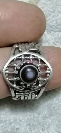 خاتم جزع حبشي • شباك وكف • بغداد