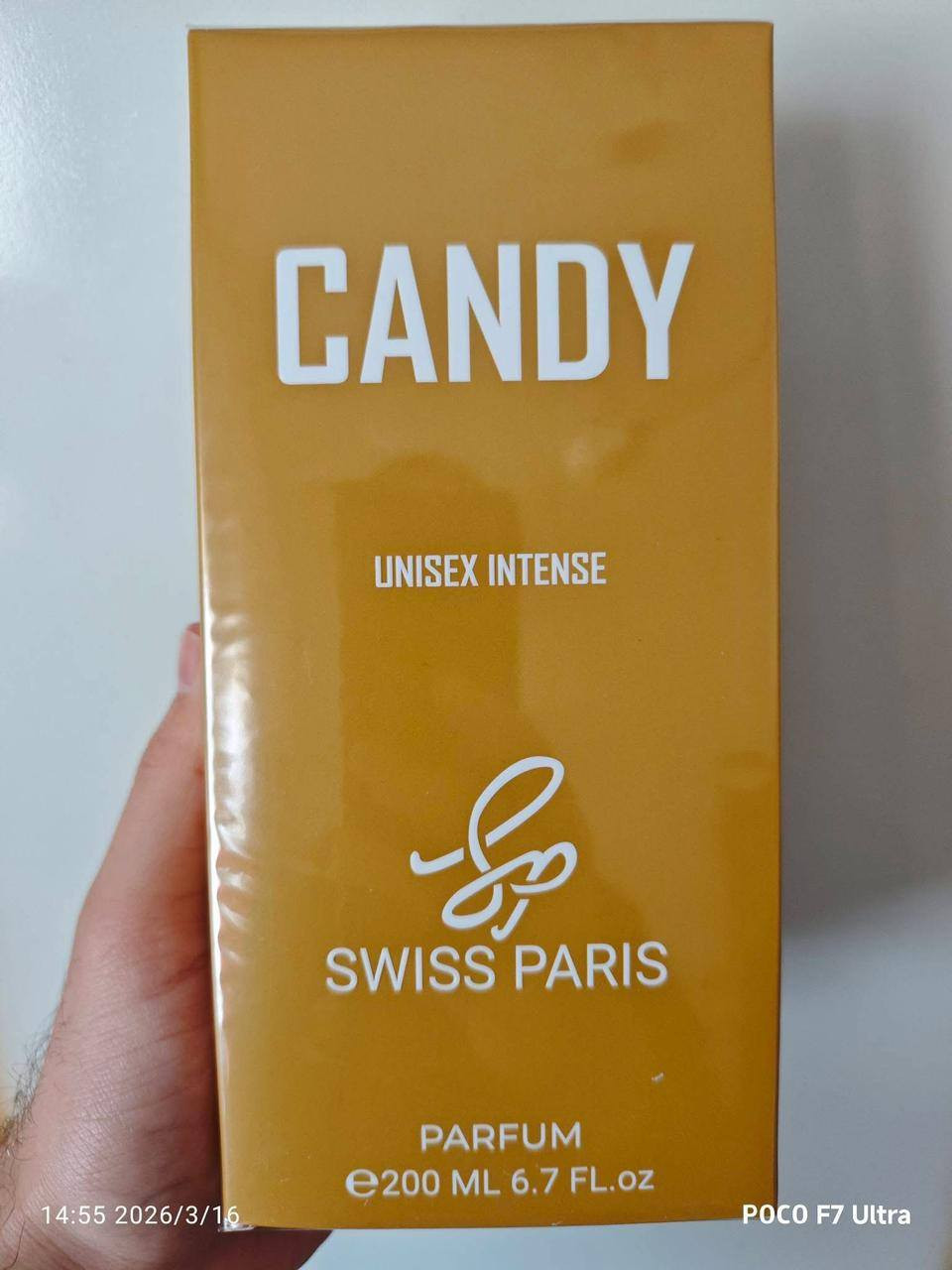 السلام عليكم عندي اربع عطور جديده بالجيس اصلية للبيع 😍 تم ذكر جميع الاسعار ❤️‍🔥
1- عطر كاف من احمد المغربي الاصلي ❤️‍🔥 بسعر 40 الف 
2- عطر كاندي الاصلي فرنسي حجم 200 مل 🌹بسعر 35 الف 
3- عطر ناين بي ام الكسير 9mp  من شركه افنان الاصلي❤️‍🔥
 بسعر 40 الف
4- عطر لكود براون الاصلي من كرم العطاء 😍بسعر 45 الف
جميع العطور اصلية وكالة ❤️‍🔥😍
🚛متوفر خدمه توصيل لجميع محافظات العراق 
رقم الهاتف ***********
