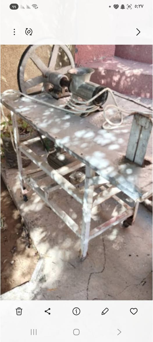 مكينه ثرم للبيع كامل شرط شغال حجم 22 سعر 150 بي مجال  بل موصل بحشيقه موصل, نينوى


**إذا كنت صاحب هذا الإعلان وتريد حذفه لأي سبب، رجاءا أرسل رسالة إلى الدعم الفني**