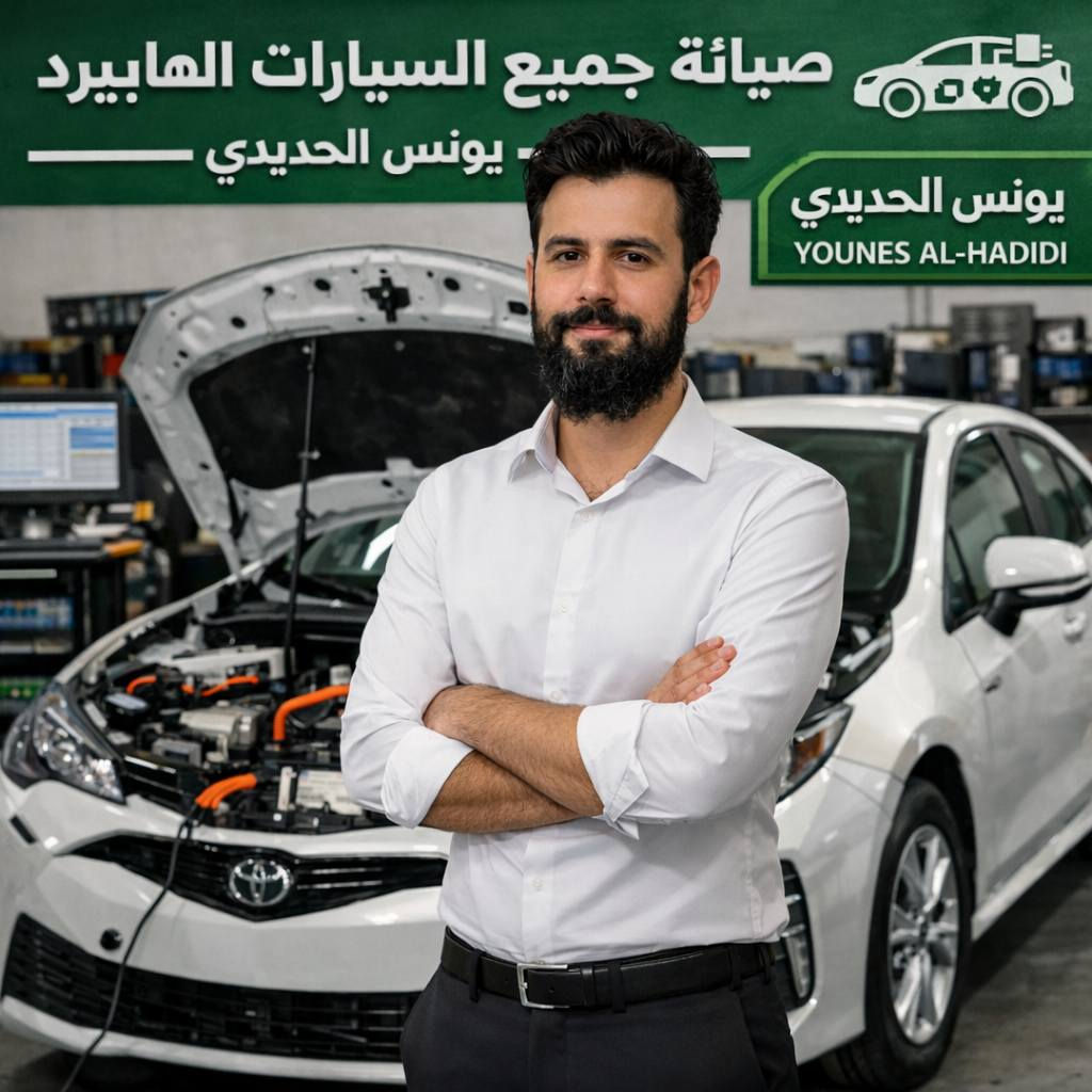 مركز يونس الحديدي
تخصص صيانة السيارات الهايبرد
العنوان جسر الحصو الرمل خلف جامع المعراج ***********
