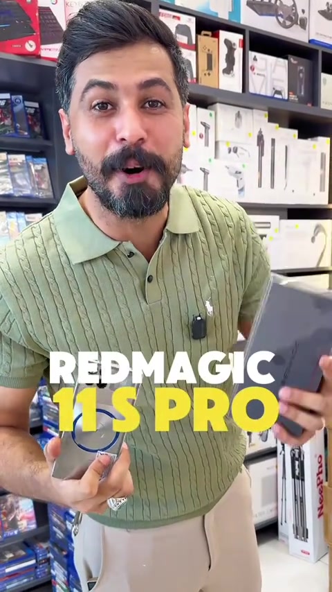 وصل .. وصل 🔥  وحش الألعاب الأقوى بالعالم ! 🔥 RedMagic 11S Pro مع هدية الحجز المسبق بقيمة 80 ألف Redmagic cooler 8 pro اكتبولنا بالتعليقات: شنو رأيكم بهذا الوحش 👇😎  والأسعار موجودة بالفديو السابق فديو الحجز المسبق حاليا لهذا الأسبوع ✅ معالج Snapdragon 8 Elite Gen 5 (3 nm) ✅ نظام تبريد ICE-X مع مروحة RGB مدمجة عالية السرعة ✅ شاشة AMOLED بمعدل تحديث 144Hz فائق وسلاسة استثنائية ✅ بطارية عملاقة   7500 mAh مع شحن فائق السرعة 80W wired \ 80W wireless ✅ أزرار كتف مخصصة للألعاب (Shoulder Triggers) ✅ محرك اهتزاز خطي X-Axis لتجربة لعب أكثر واقعية ✅ إضاءة RGB وتصميم مخصص لعشاق الجيمينگ ✅ Game Space للتحكم الكامل بالأداء داخل الألعاب ✅ أداء خرافي في PUBG Mobile .. 120fps 🚀 REDMAGIC 11S Pro مو مجرد هاتف… هذا منصة ألعاب متكاملة بجيبك. 📍 متوفر الآن لدى ميوزك للموبايل بضمان سنة        📍 Music mobile فرع الصليخ: بغداد – الصليخ – قرب نادي الصليخ 📞 *********** فرع زيونة: بغداد – زيونة – شارع الربيعي (بناية الزيتونة) 📞 *********** #ريد_ماجيك #redmagic #ميوزك_للموبايل #redmagic11spro    

