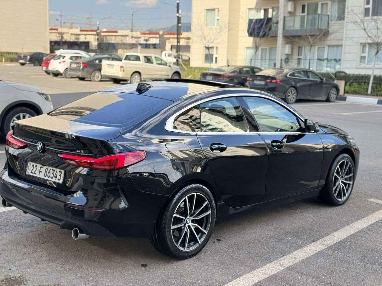 Bmw 228i مۆدێڵ  2022
 
قەپات مواسەفات
پانۆڕاما
٣ مۆدی لێخورین : ئیکۆ ، نۆڕمال ، سپۆرت 
کوشین خەزن
سوکان هیتەر 
کوشین هیتەر 
ربع بۆنیت  بۆیاخ دوو بست دەرکەی پشتەوەی سبوغە 
دەرکەک بە بیلاد گۆرایە
ئیرباگ سیستەمە  
ماوەی رۆشتن : 73،٠٠٠ مایل 
گێچ ئەلیکترۆنی 
سیستەمی گزۆز بیلادی سێ سەوتی هەیە ئیکۆ ، نۆڕمال ، سپۆرت 
رادار پێش و پشت و تەنیشت 
ئەوتۆ ستۆپ
ئەوتۆ پارک 
شاشە گەورە 
خەتی جادە 
تەحدید سورعە 
دەشبول و لیدی دەرگا بیلاد ٧ ڕەنگ 
برێک بەسمە 
لایت لید 
تایەو ویل سپۆرت 
گێڕ ماوس

wba73ak03n7j86086

+964 750 762 5571
188$ أربيل, العراق
