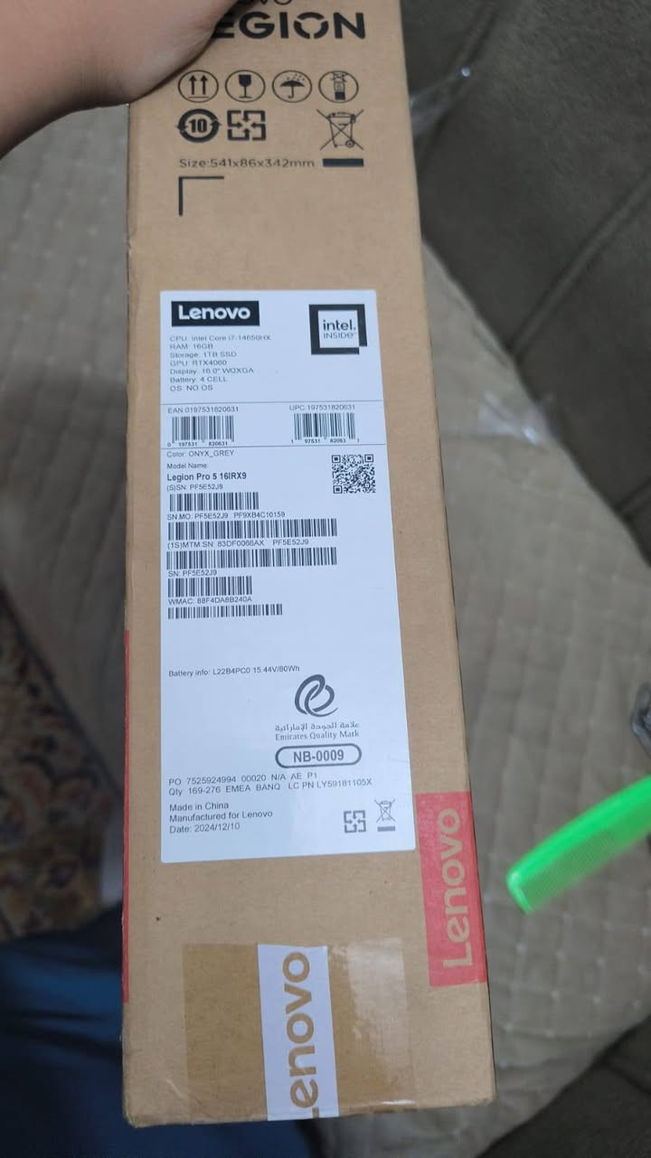 لابتوب جديد غير مستخدم نهايئنا
LENOVO LEGION 5 PRO
CI7 GEN 14HX
REME 16G
HARD 1TB SSD
MONITOR 16 2K WQXGA 240
RTX 4060 8G 140W
مكان ناصرية
السعر ١٨٠٠ بية مجال قليل


**إذا كنت صاحب هذا الإعلان وتريد حذفه لأي سبب، رجاءا أرسل رسالة إلى الدعم الفني**