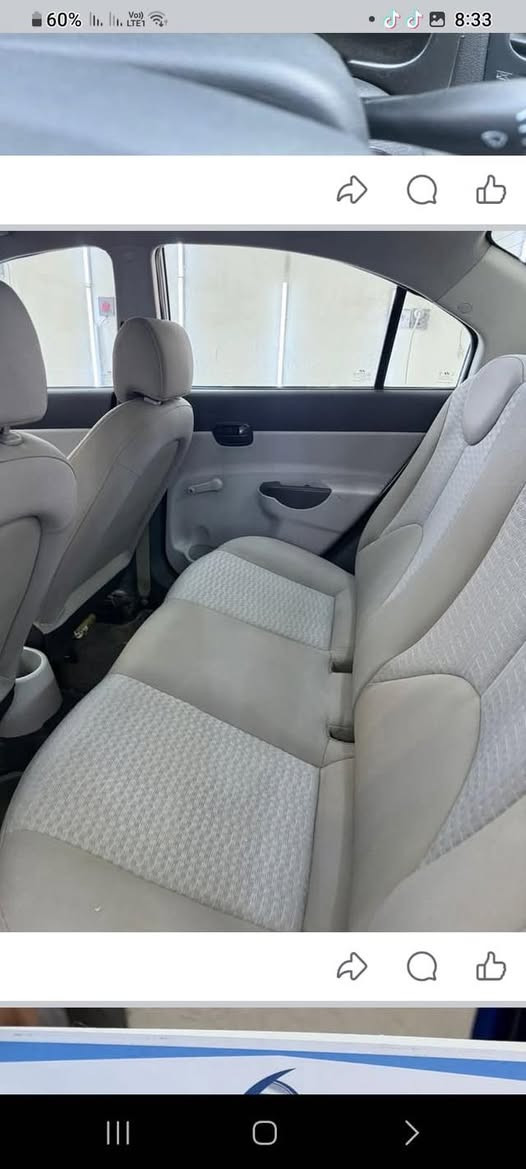 حبايب اكسنت 2009خليجي ١٤٠٠كير  شواصي مكينه بيها خيط تبخير بيها ملاحضات بسيطه خاليه من التبديل والصبغ مثل ماموضح بالسونار السعر٨٨مكاني بغداد الدوره هذا رقمي ‭٠٧٧١ ٧٧٠ ٤٦٣٤‬
