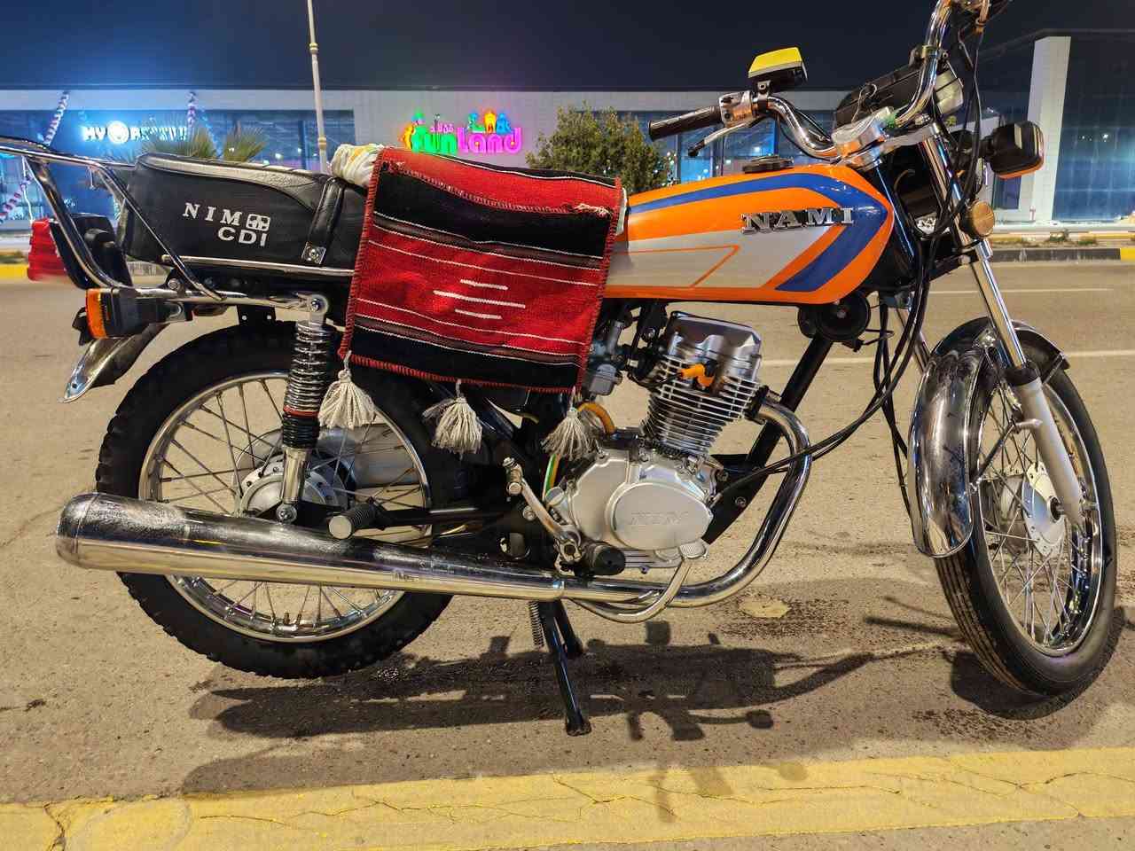 أربعة گير نامه موديل(2023) لون برتقالي
أوراق 🔴أصولي🔴مو سكنر
محرك مامفتوح خير من الله
نظافة خير من الله كل نقص مابيها 
مكاني كربلاء حي الميلاد
السعر 🔴800الف🔴وبيها مجال 
للأستفسار على الرقم ***********
