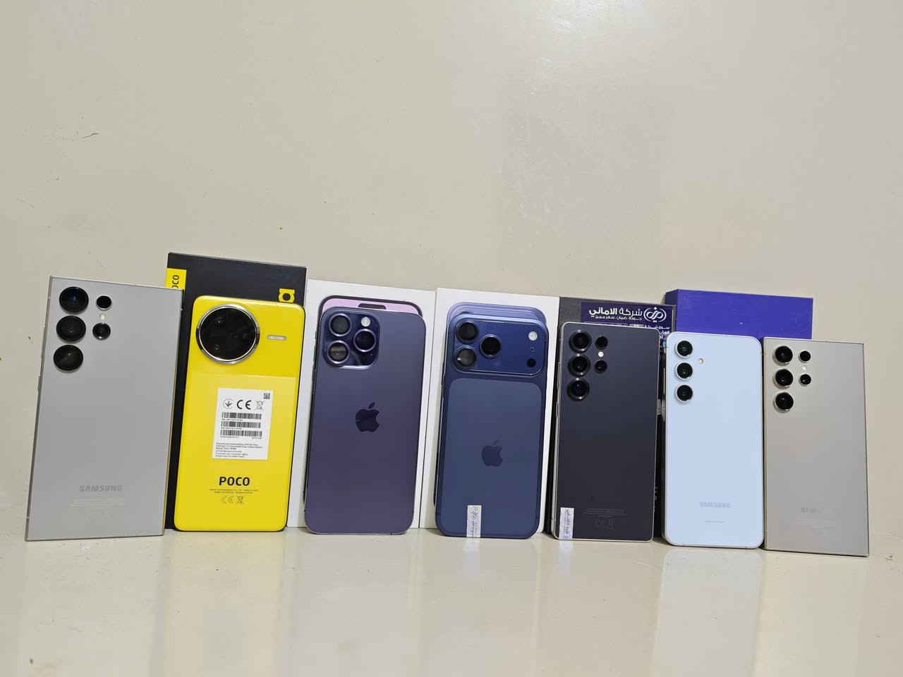 متاح مجوعة اجهزه نضافه 100بل 100 وضمان مكفوله من كلشي شرط الفحص مكاني كربلاء للتواصل على الرقم  ***************************
شاومي 17برو ماكس ذاكرة 1 تيرا الجهاز  جديد  بس مفتوح من الكارتون شخط مابي مكفول من كلشي سعره 1400 غراض كامله

ايفون 17برو ماكس نسخت  الشرق الأوسط ابو السيم كارت مشحون مرتين يعني دورتين عدد الدورات  بس الجهاز جديد سعره 2مليون ذاكره 256 غراض كامله 

ايفون 14بروماكس شرق اوسط الجهاز مكفول من كلشي شرط اخو الجديد غراض كامله سعره 900 بطاريه 85 ذاكره 256

كلكسي اس 25الترا الجهاز اخو الجديد ومكفول من كلشي شرط الفحص غراض كامله سعره 1200

كلكسي اس 24 الترا ذاكره 512 الجهاز اخو الجديد شخط مابي ومكفول شرق اوسط خطين سعره 1025

كلكسي اس 24الترا ذاكره 256 الجهاز اخو الجديد ومكفول شرق اوسط خطين سعره 900

كلكسي اس 24fe الجهاز اخو الجديد ومكفول من كلشي سعره 400قفل 

بوكو F7الترا  ذاكره 512 الجهاز اخو الجديد مكفول من كلشي استعمال أسبوع غراض كامله سعره 700 قفل

 جميع الاجهزه مكفوله من كلشي وشرط الفحص والسعر بدون عمله لكول الاجهزه
