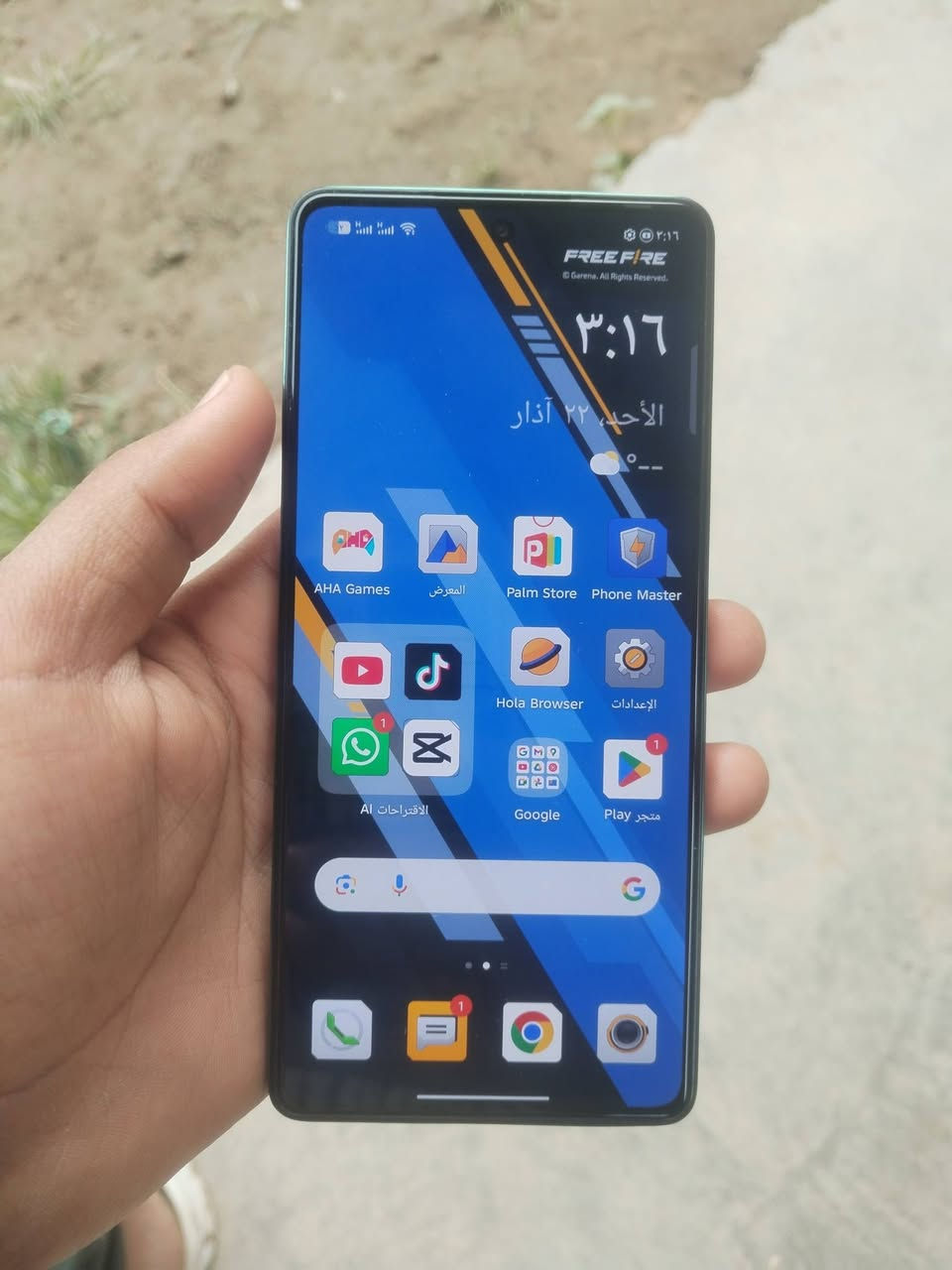 السلام عليكم للبيع او مراوس تكنو
بوفا 6برو ذاكره 256الجهاز مكفول كفاله عامه وغراضه كله كامله كارتون شاحنه كله كامل مكمل مكفول وشخط مامشخوط رقمي *********** وبي واتساب
