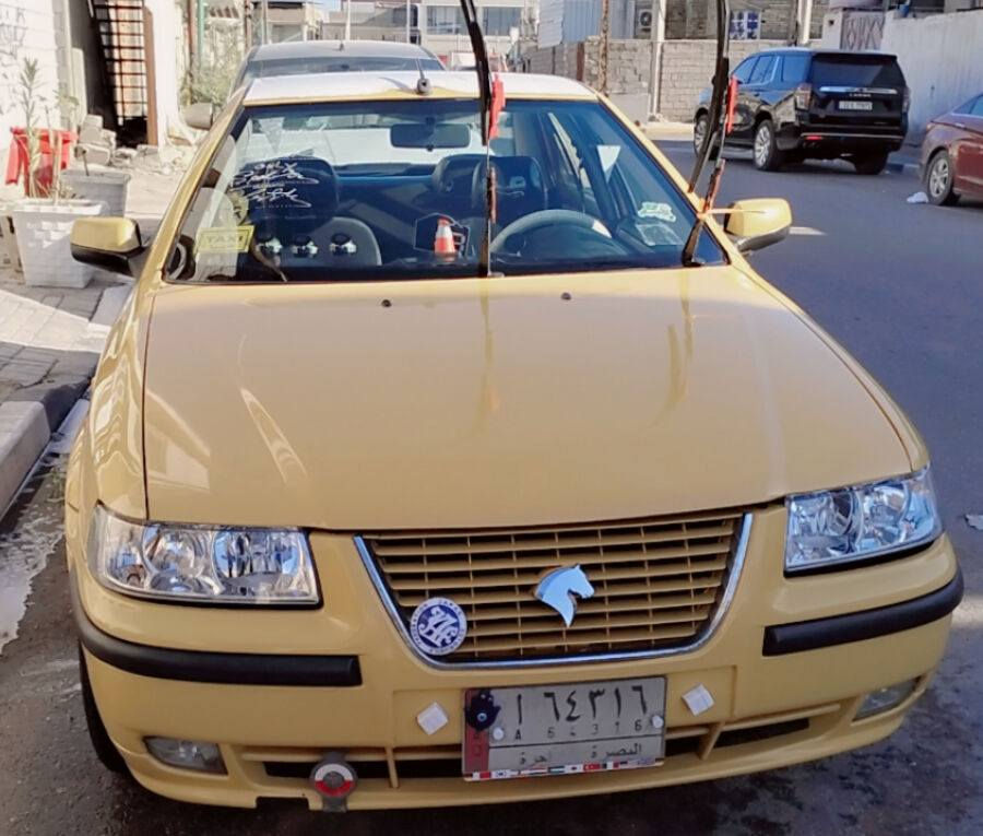 سمند بصره مديل 17  مبدل جاملق حداديه وكير وتبريد منظومة غاز كلهن مكفولات محرك بي تبخير وبيهه اشوي طخات بسيطه  بيه مجال 42 🌹 ***********
