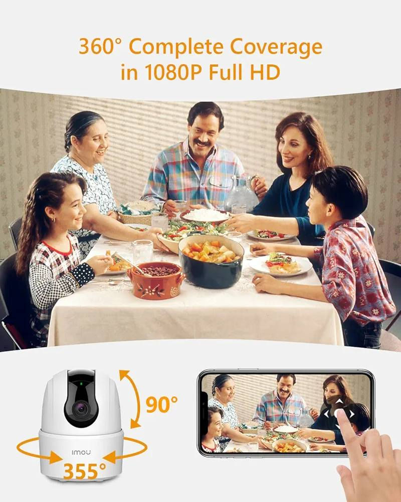 اول تم 28 مع التوصيل هذه كاميرا مراقبة منزلية ذكية Imou Ranger 2C.
تتميز الكاميرا بقدرتها على الدوران بزاوية 360 درجة لتغطية الغرفة بالكامل.

توفر دقة تصوير عالية تصل إلى 4 ميجابكسل (2K+) لتفاصيل واضحة.

تدعم خاصية التتبع الذكي للأجسام المتحركة واكتشاف الإنسان.

تتضمن ميزة الرؤية الليلية والتحدث باتجاهين (ميكروفون وسماعة مدمجة).


**إذا كنت صاحب هذا الإعلان وتريد حذفه لأي سبب، رجاءا أرسل رسالة إلى الدعم الفني**
