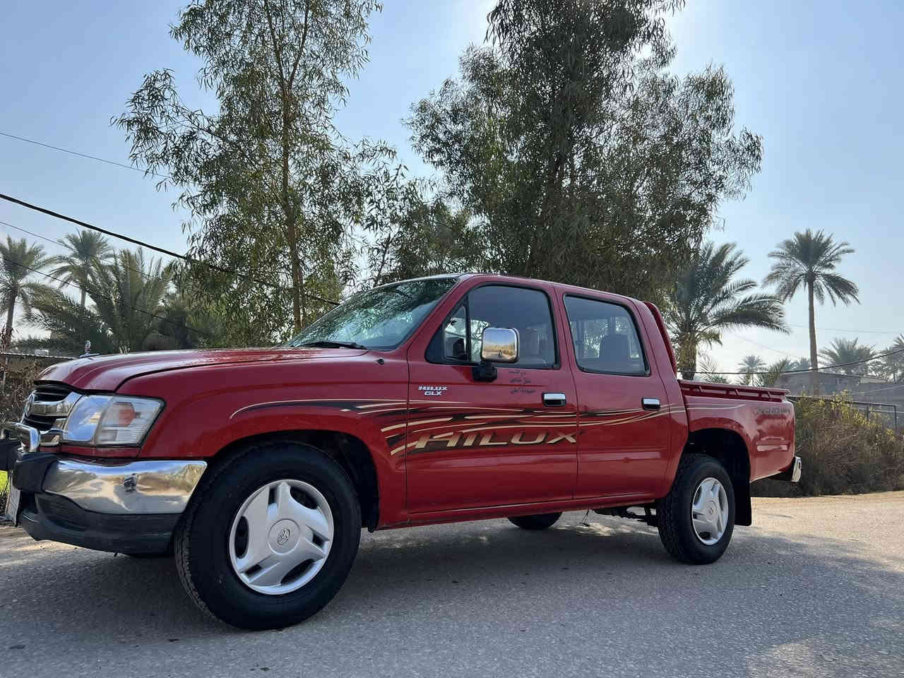 للبيع هايلوكس موديل 2005مكفوله كفاله عامه من كلشي رقم ذيقار فول مواصفات منفصل داخل احمر جاهزه السعر 140 وبيها مجال.   ***********مكان كربلاء المقدسه
