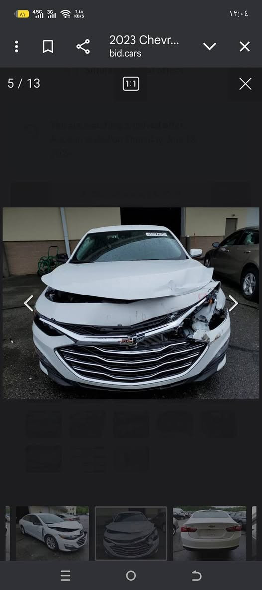 سلام عليكم ماليبو 23معوقين ذي قار ماشيه 90كيلو متر وكاله عامه مطلقه مابيه اي تبديل بس البنيد بيه صبغ ليبل واحد جديده كلش السياره السعر 125 رقم ***********
