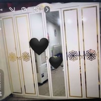 خزانة ٦ أبواب • بلا مفصلات • ٢٧٠سم