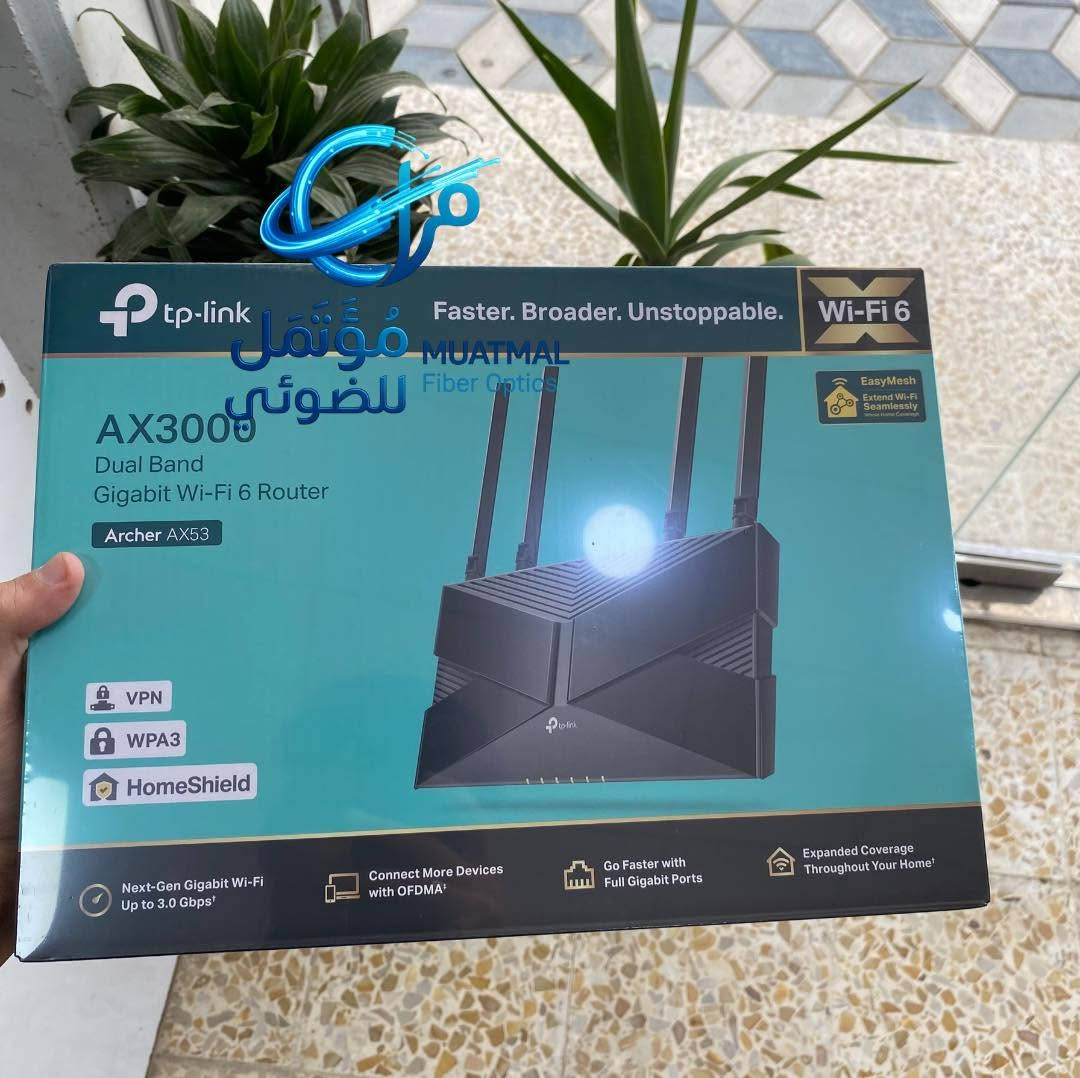 💥توفرت راوترات TP-LINK 🛜

🛜فئة الـAX 

📌 AX55  
🌀 السعر : 75 الف
📌 AX53  
🌀 السعر : 64 الف
📌 AX23 
🌀 السعر : 53 الف
📌 AX12 
🌀 السعر : 42 الف   
📌 AX10 
🌀 السعر : 48 الف

🛜 فئة الـC

📌 C80  
🌀 السعر : 47 الف
📌 C50 
🌀 السعر : 28.500 الف
📌 C54  
🌀 السعر : 30 الف
📌 C20 
🌀 السعر : 24.500   
📌 C6 
🌀 السعر : 38 الف

🛜فئة الـ840

📌 845  
🌀 السعر : 20 الف
📌 840  
🌀 السعر : 17.500 الف 
📌 841HP  
🌀 السعر : 25 الف

🚚 توصيل سريع خلال 24 ساعة📦

📩 للحجز والاستفسار راسلنا خاص
أو واتساب : ***********
