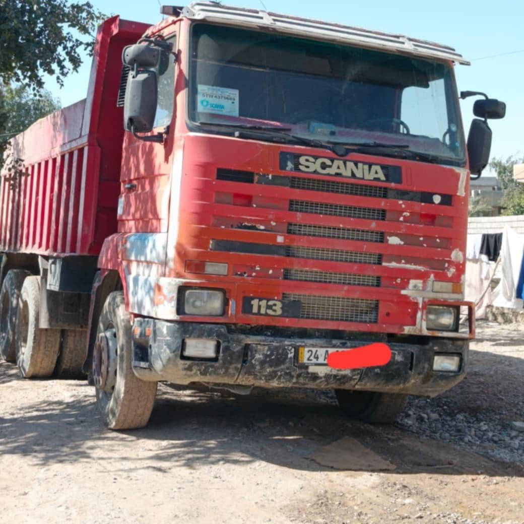 السلام عليكم
سكانيا قلاب للبيع موديل 96
گير 3ب3 
مجموعه سكانيا بلادي خفيف 
شاصي بلادي 
رقم دهوك جديد شرط التحويل 
كير محرك اكسل شاصي شرط 
***********
