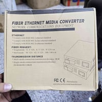 📦 للبيع: Fiber Ethernet Media Converter ✨ جديد – غير مستخدم 🔹 جهاز تحو...