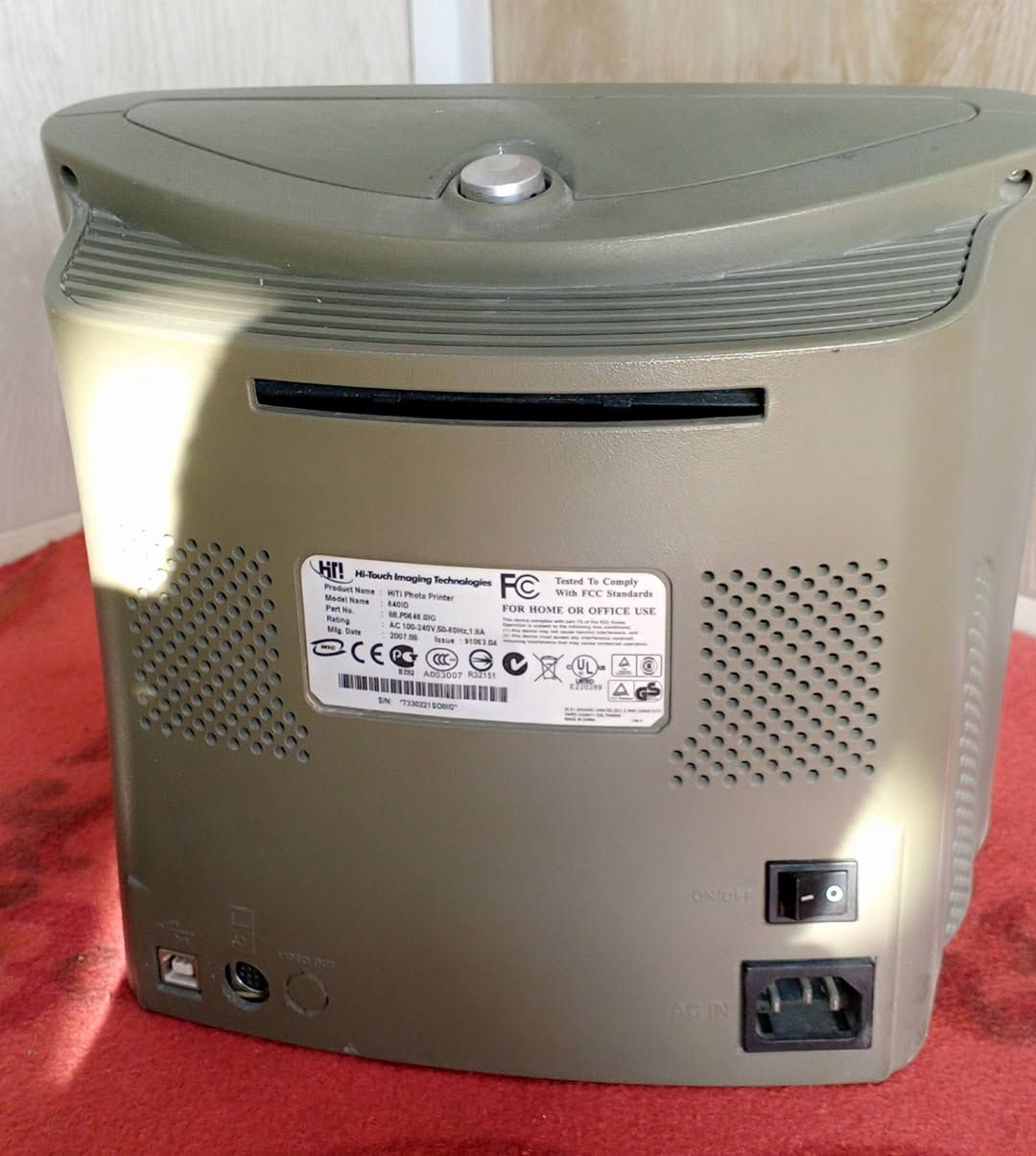 للبيع .. طابعة دقة عالية مخصصة لصورة المعاملات وتطبع لحد قياس بوسكارت كامل ( ١٠* ١٥ ) السعر ٧٥ الف توصيل متوفر ***********
