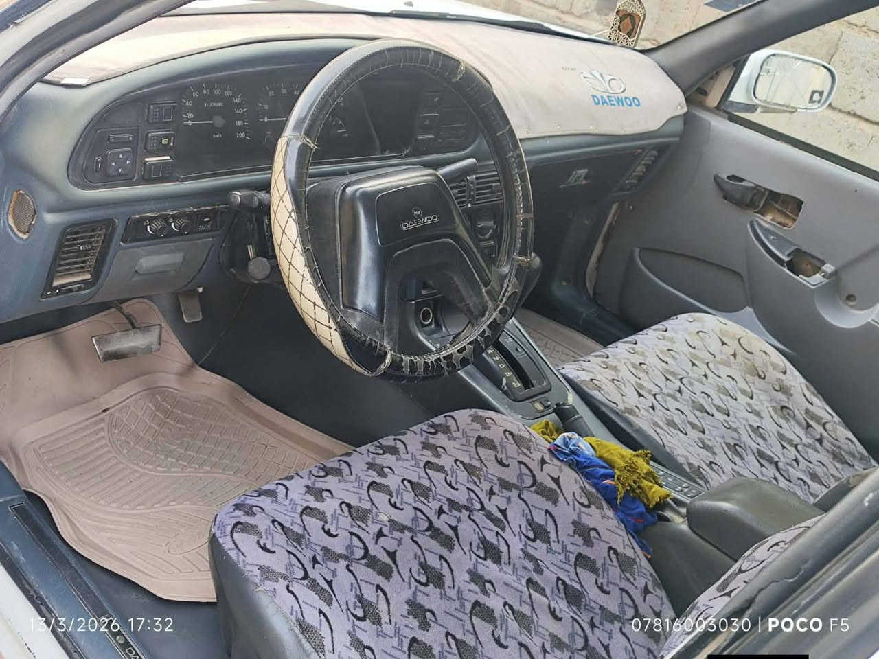 السلام عليكم 
برنس دايو للبيع
رقم انبار انكليزي موديل 93تحويل مباشر 

كير أوتو كير ومحرك شرط تخم تاير كهربائيات كلها شغاله 

لاخويس ولا ضربه ناعمه اي نقص مابيها العنوان الانبار طريق العامريه السعر 38مجالها بصيط للاستفسار الاتصال ‏‪***********‬‏
