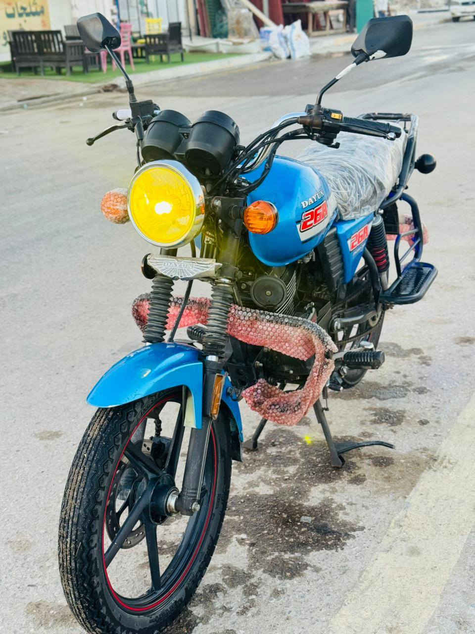 السلام عليكم...عندي دراجه داوين نفخ محرك 200 بي خيط بخار دراجه مامفتوحه رقم وسنويه كربلاء موديل2022 مكاني كربلاء حي الاطارات السعر 1750 وبيها مجال
***********
