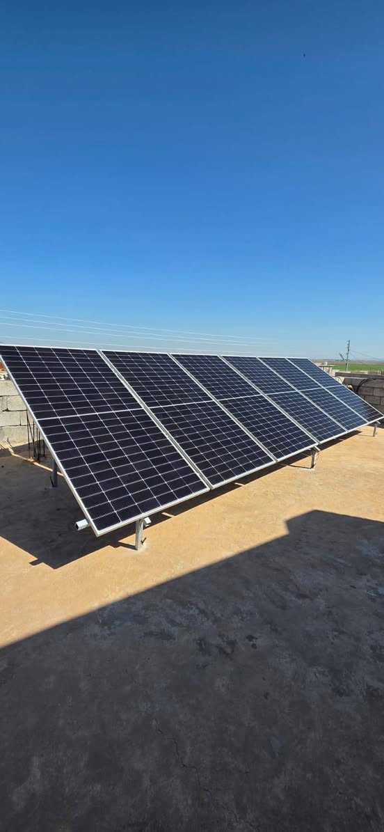 الحمدلله 🤲
منظومه رقم (144)

تنصيب منظومه الطاقه الشمسيه في خانقين قرى قولاي
الاستفسار
*********** استاذ سيف حامد
***********
