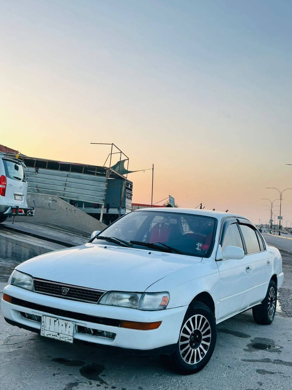 ‏السلام عليكم
‏يا الله كورلا 1992خير من الله مال جنايه
‏رقم صلاح الدين السيارة بأسمي
‏سنويه لل 2028 الشهر ال 6
‏شرط التحويل 
‏محرك 1600لاتبخير ولاتنقيص شرط
‏كهربائيات كلها شغاله ما تحط عليها دينار
‏تحكم اسويج عن بعد تقفيل وتفتيح 
‏تحكم جام كهربائي ⚡️ 
‏تبريد بس يعوزه غاز تدفئه شغاله 
‏مكان السيارة /صلاح الدين/الشرقاط /قرية السويدان
‏السعر 55 وبيها مجال شي قليل
‏
‏اتصل وتدلل 
‏*********** 
‏خاص مفتوح واتس اب موجود وحياكم
