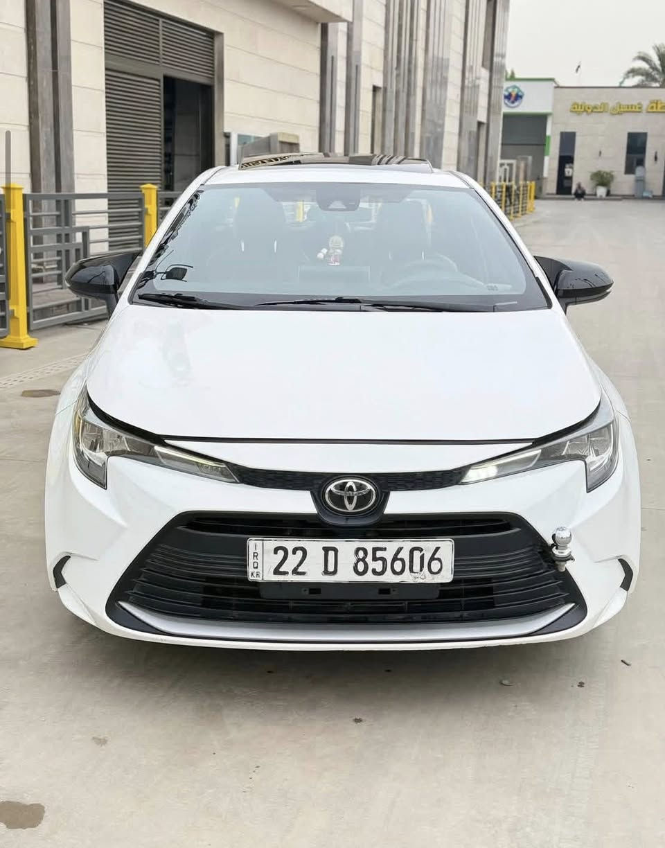 سلام عليكم

من رخصه الادمن 

تويوتا كورولا 

2023 خليجي فقط بانزين شكل الأمريكي  فقط بانزين 

فول واحد على واحد 

الكير والمحرك كفاله 

كفاله من الصبغ عدى الدعامية الخلفيه فقط 

السياره بيه بارد شي بسيط بلباب الخلفي وداير الجماملغ 

رقم اربيل سنويه جديده ما صاقصه  لل2028

السياره فول واحد على واحد  

فتحه وتحكمات ستيرن وكشناتها جلد جوزي مميز 

وبصمه وسايد بريد اوتو هولد السياره فول الفول 

وتريد تحويل او وكاله ثاني يوم 

السياره جديده كولش كولش  

وكامله ومآبيه نقص ابد ابد 

 حتى بصمات ثنين وكتلوكات الشركه موجوده

السياره سعره ب135 وبيه مجال حك الجيه والعمله 

السياره مكانه بغداد الجديده 

*********** بي واتساب واني بخدمتكم
