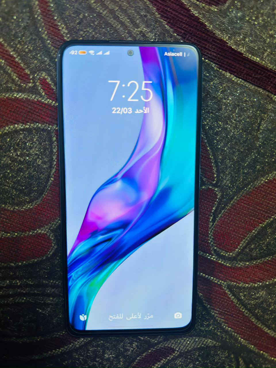 للمراوس تحفه شاومي ريدمي نوت 11بروه 5g شاشه سوبر امولد تردد120 هيرتز بطاريه 5000 شحن 67 واط كامره 108 بيكسل ذاكره 128/8 كفاله عامه ضمان اسبوع نظافه 100‰ للمراوس بسامسونك *********** وات ساب موجود
