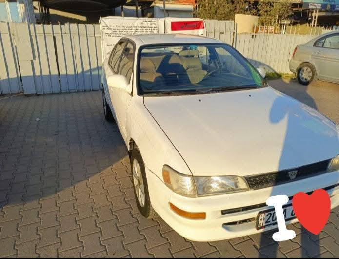 السلام عليكم .
كورله 1994 رقم ديالى مشروع وطني ل 30 

كير ومحرك خير من الله حداديه مضبوطه 

كهربائياتهه شغاله. قفل مركزي 4 جام كهرباء 

سياره على البلاد  فقط قطعتين بيهه صبغ 

4 اطارات جدد  بطاريه نظيفه تبريد شغال فقط 

نقص  غاز تدفئه شغاله  بطاقه بنزين 

باقي فقط على الاستلام تريد وكاله او تحويل 

سعرهه 57 بيهه مجال مكانهه كركوك 

اتصال ***********
