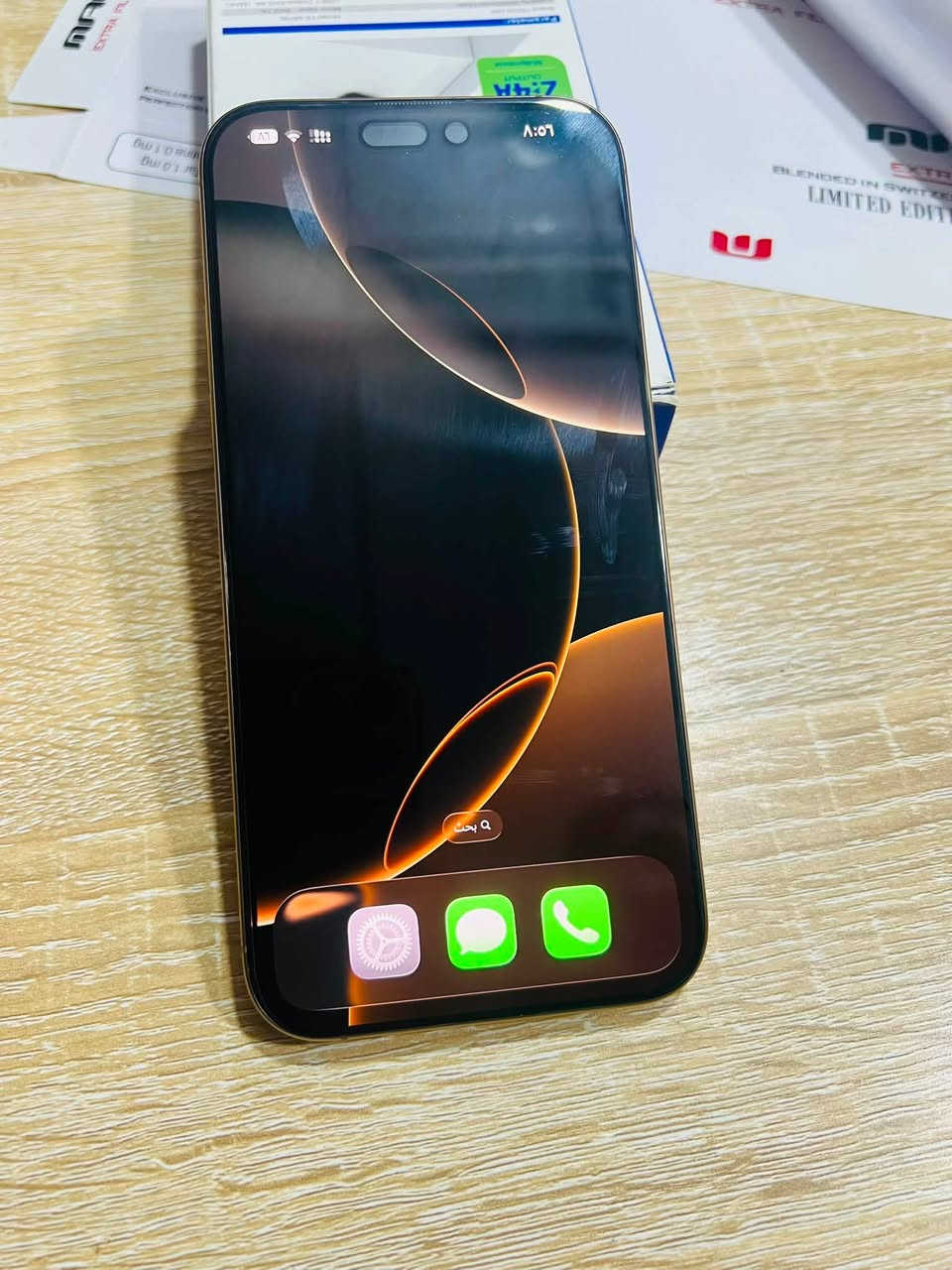 السلام عليكم
أيفون 16 pro Max للبيع 

ذاكره 256

بطاريه 94

بعده داخل الضمان 

مكفول من فتح وتبديل شرط الفحص

دبل شريحه 

كامل ملحقات 

السعر 1625 وبي مجال 

*********** للأستفسار
