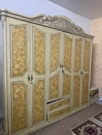 غرفة نوم مستعملة • طقم ٧ قطع • ضرر بسيط