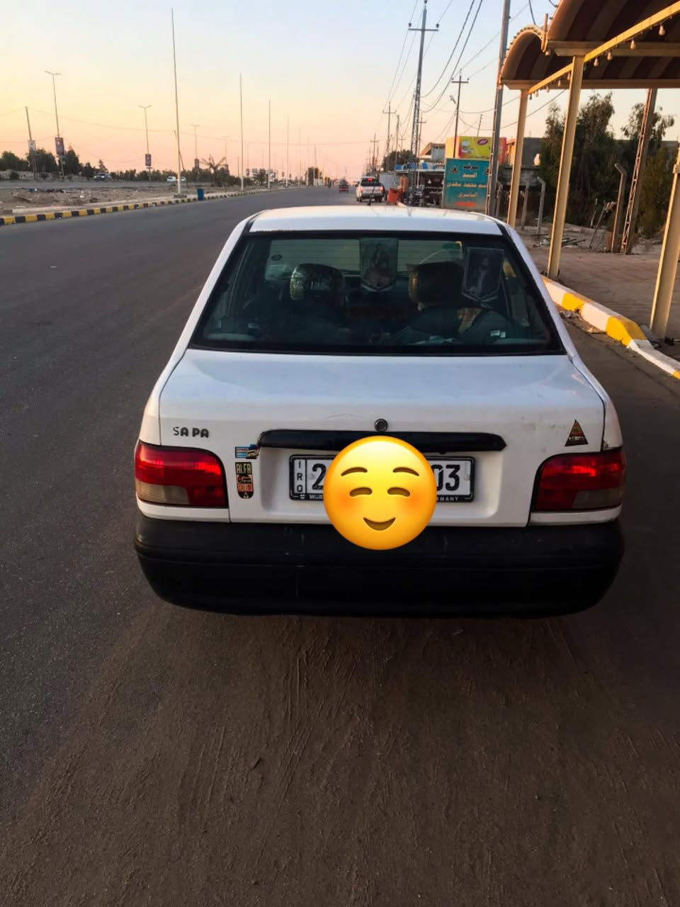 السلام عليكم للبيع سايبا 2014 رقم نجف تحويل مباشر ..كير ومكينه وحداديه وتبريد وتخم تاير ودوشمه كله جديد والگشر شوفه عينك للاستفسار *********** 
*********** واتساب او اتصال مكاني طريق كربلاء نجف عمود ٧٢٠
