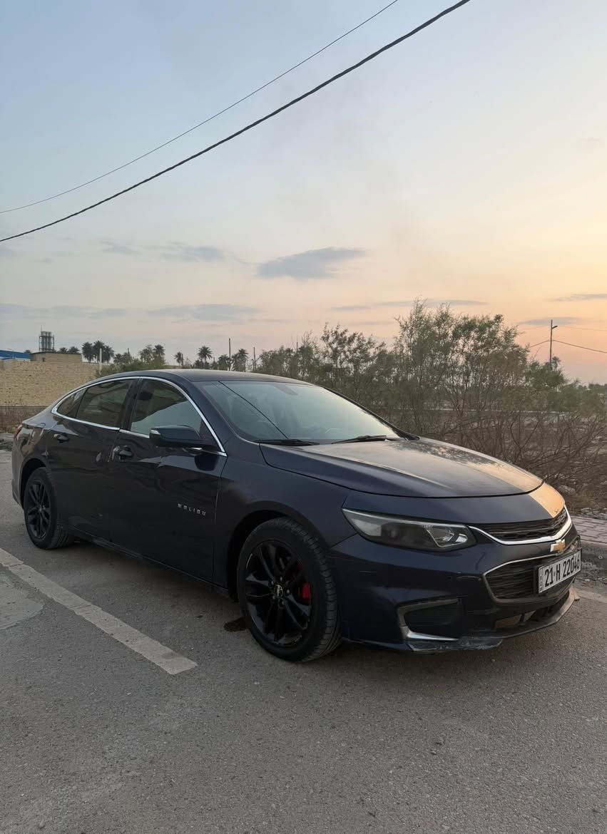 بيع فقط 
السعر 73 ورقه للاتصال*********** مجال بسيط
ماليبو موديل 2017 رقم سليمانيه 
محرك 4سلندر1500تيربو كير اوتو محرك وكير نظاف 
تبريد وتدفئه شغالات 
بصمه. شاشه .كاميرا كشن كهرباء 
صدر الامامي وسط 
وارد امريكي صور الحادث موجوده ويا الصور 
بيها صبغ 3 قطع وحاليا القطع المصبوغه تحتاج اعادة صبغ
مكفوله شواصي ولغود بدون دواخل 
المكان بغداد الزعفرانية
