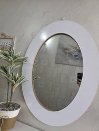 مرايه بيضوي • خشب • ٦٠×٧٥ سم