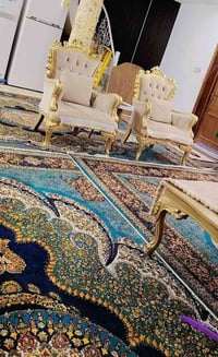 طقم كامل • كنبتين كبار • ٤ كراسي جديدة