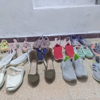 أحذية نضيفة 8 كراتين رجالي ونسائي + جنط للبيع بسعر مناسب رقمي 07702983...