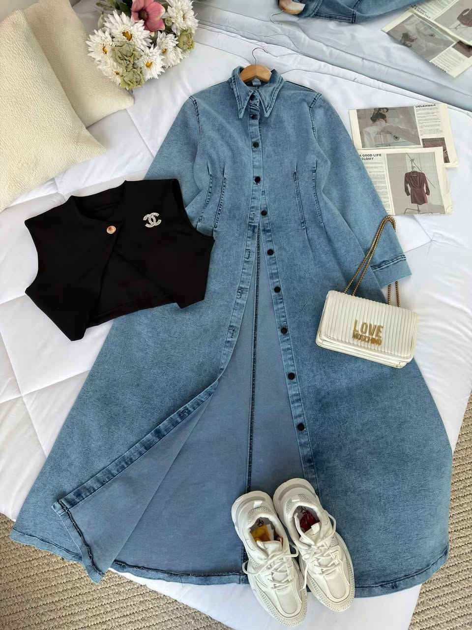 🧿﷽ وعلى الله توكلنا 🧿

لا تعلن الخطوات اعلن الوصول🫰🏻🚶
جديدنا لاينتهي وبضاعتنه غير😌😉

فستان جنز تركي مع توب

كوالتي عالي جميل بالبس

القياسات يلبس 👇 
38 40 42 44 46

الحجز خاص


**إذا كنت صاحب هذا الإعلان وتريد حذفه لأي سبب، رجاءا أرسل رسالة إلى الدعم الفني**