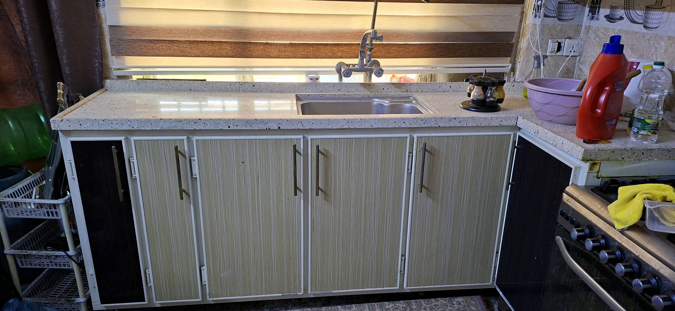 📢 إعلان بيع مطبخ مستعمل
🔴 للبيع مطبخ مستعمل بحالة جيدة
📏 الطول: 5 متر
🪨 السطح: حجر مرمر (مو ألمنيوم) – قوي وفخم
🪑 النوع: تفصيل متين (بناء مو نايلون)
✨ الحالة: نظيف وجاهز للاستخدام مباشرة
✔️ مناسب للبيوت أو الشقق
✔️ يتحمل الاستخدام الثقيل
✔️ شكله مرتب ويعطي منظر حلو للمطبخ