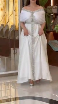 قفطان عروس • مقاس48 • ملبوس مرة وحدة