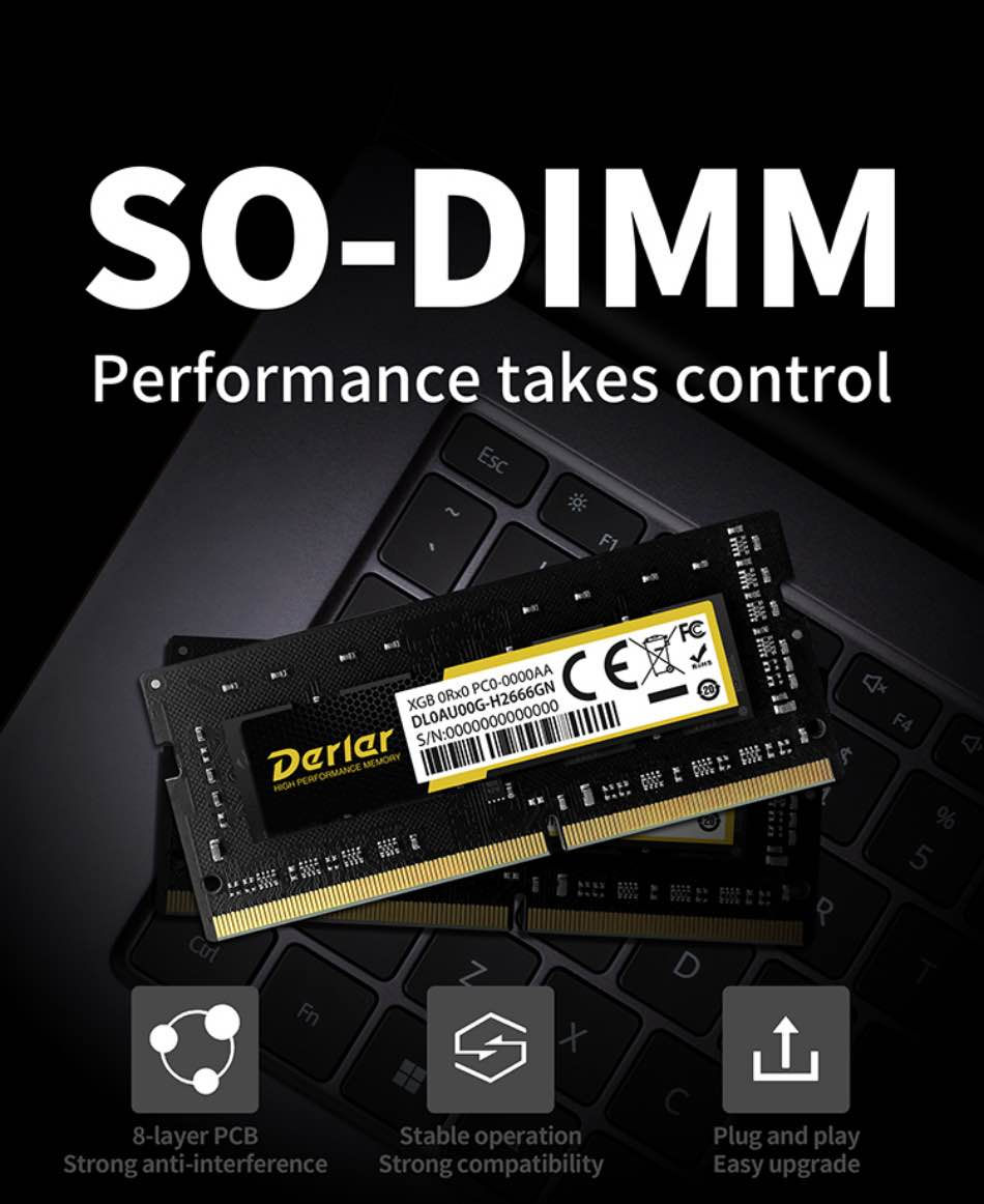 Derlar DL300 16GB DDR4 Laptop RAM – SO-DIMM

🔹 السعة: 16GB
🔹 النوع: DDR4 – SO-DIMM (رام لابتوب)
🔹 السرعة: 3200MHz ⚡
🔹 الفولتية: 1.2V لاستهلاك طاقة أقل 🔋
🔹 التصميم: شريحة واحدة (Single Stick)
🔹 التوافق: أغلب اللابتوبات الداعمة DDR4 3200MHz
🔹 الأداء: تحسين سرعة النظام وتعدد المهام وتشغيل البرامج بسلاسة أكبر

السعر : 85 الف

خدمة توصيل 🚚 لكافة أنحاء العراق 🇮🇶 بغداد, العراق


**إذا كنت صاحب هذا الإعلان وتريد حذفه لأي سبب، رجاءا أرسل رسالة إلى الدعم الفني**