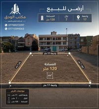 ✨ قطعة أرض للبيع – ركن ✨🏡 📍 الموقع : شارع فلسطين / محلة 508 📐 المساحة ...