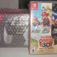 super mario 3d all stars +pro controller super smash bros special edit...