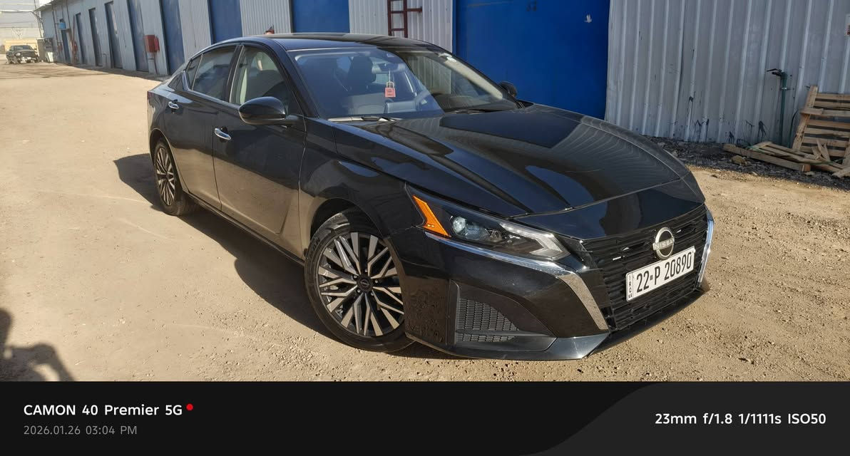 Nissan altima 2023
دخول 2025 
وارد امريكي ضررها دعاميه اماميه واكعه 
باب +جاملغ خلفي كلير من امريكا فقط 
مواصفات sv 
 رادارات 
تحديد مسار 
نقاط عمياء 
Carplay & Android Auto 
كشنات مخمل كرسي السائق كهربائي
ستيرن هزاز عند الخروج عن المسار 
2500 cc محرك 
ماشيه 46 الف ميل 
السياره ع ايدي مرقمه جديد سنويه وهزه جديده 
السياره مكفوله من صدر وتبريد وكير ومحرك وكشر  وتبريد عدا حادثها الامريكي 
السياره كلش نظيفة وع ايدي دهن فقط ميتاسو 
السياره بأسمي تريد وكاله او تحويل 
السعر  160 وبيها مجال 
للتواصل ***********
