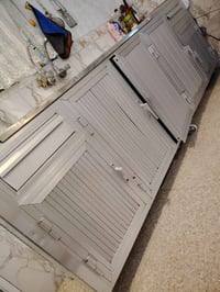 كاونتر سنك المنيوم • ٣م×٦٠سم • مستعمل نظيف