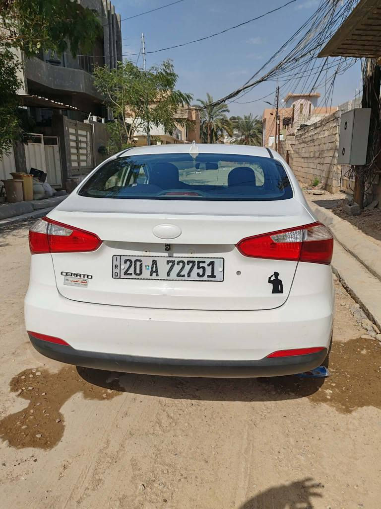 سيراتو 2014 سيارة جدا نضيفة
مكينة كير مكفولات بدون صبغ مكان ديالى 
الخالص ناحية السلام 118 بيها مجال حك الجية 
*********** بعقوبة, ديالى
